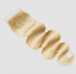 Transparent Blonde Closures