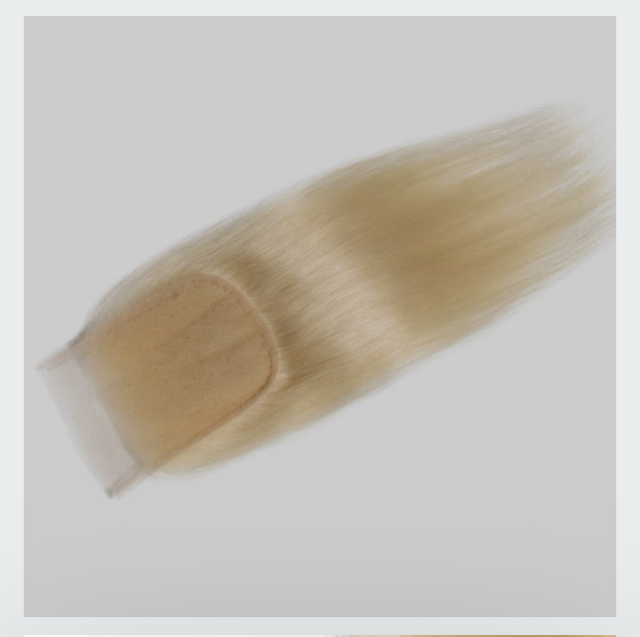 Transparent Blonde Closures